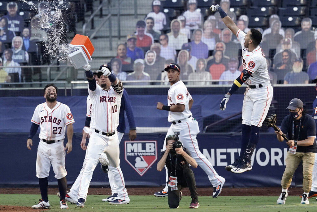APTOPIX ALCS Rays Astros Baseball